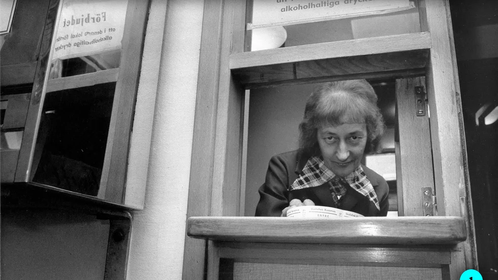1975 var Gunhild Öhman toalettvakt i Skellefteå.