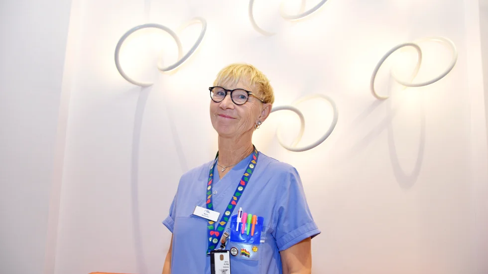 I hela 41 år har hon hjälpt barn till världen, Marie Thurfjell. "Det är ett helt underbart jobb" säger hon. 
