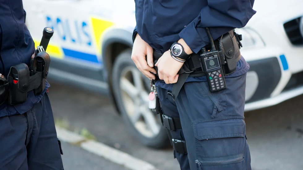 Tumult uppstod i butiken på söndagen.