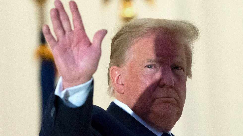 Donald Trump. Bilden är från i måndags.
