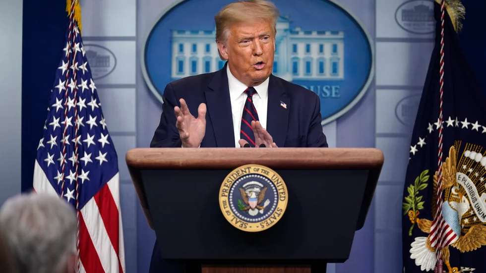 Donald Trump (republikan), president i USA. 