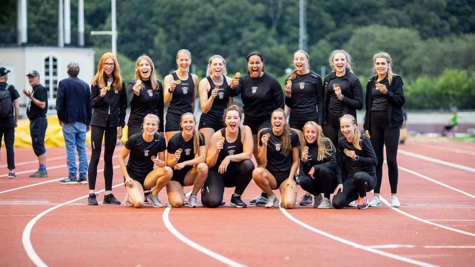 Upsala IF firar medaljen.