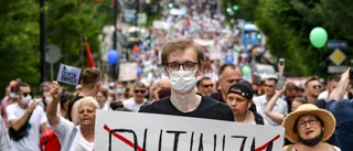 Protester mot Putin för fjärde helgen i rad