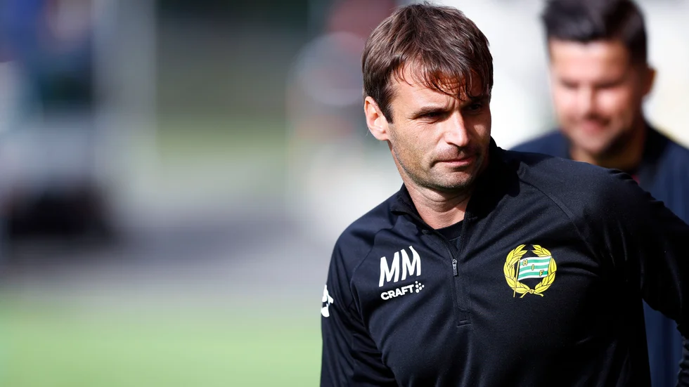 Milos Milojevic får sparken som Hammarbys tränare. Arkivbild.