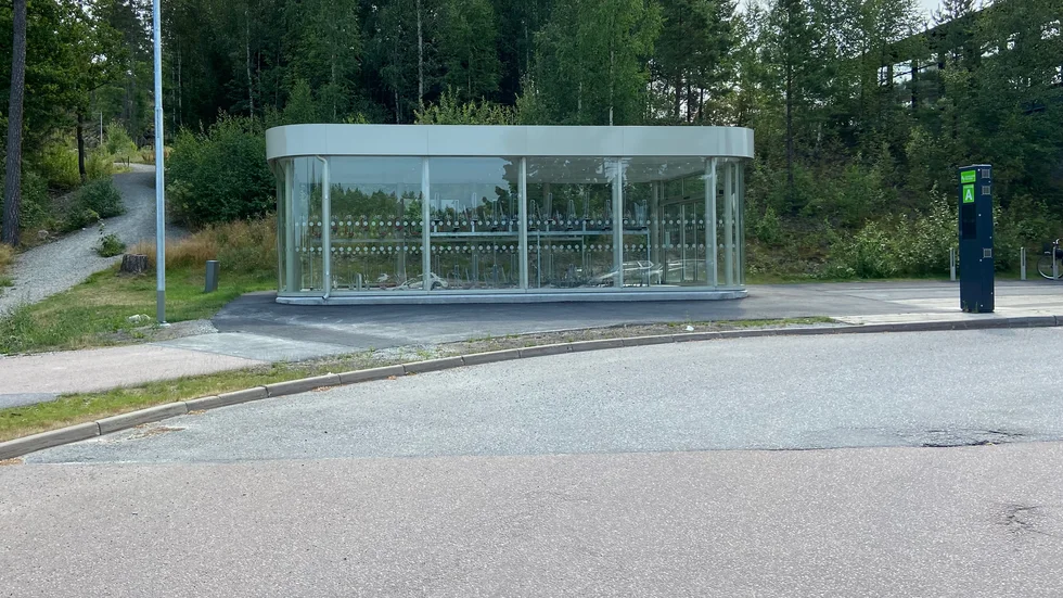 I måndags invigdes även cykelgaraget vid Läggesta. Ännu finns dock ingen rusning efter platserna, enligt Anders Ekman, stadsmiljö- och servicechef på Strängnäs kommun. 