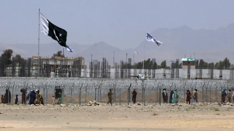 Gränsövergången Chaman mellan Pakistan och Afghanistan.