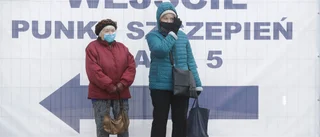 Polen skärper säkerheten vid vaccinationsplatser