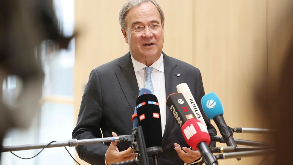 CDU:s nuvarande partiledare Armin Laschet.