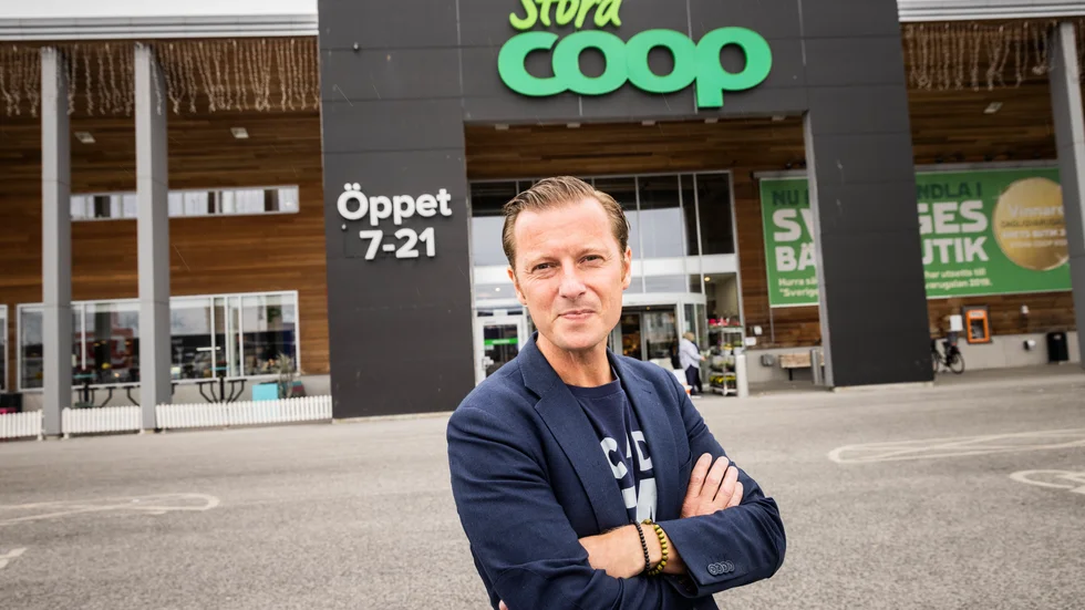 Carl-Johan Stålhammar, vd för Coop Gotland, noterade förra året rekordomsättningen för den ekonomiska föreningen. Coop Gotland hade då en nettoomsättning på 530 miljoner kronor.