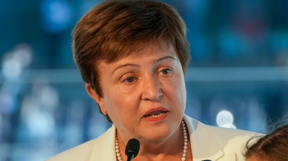 Kristalina Georgieva i Rotterdam i tidigare i september.