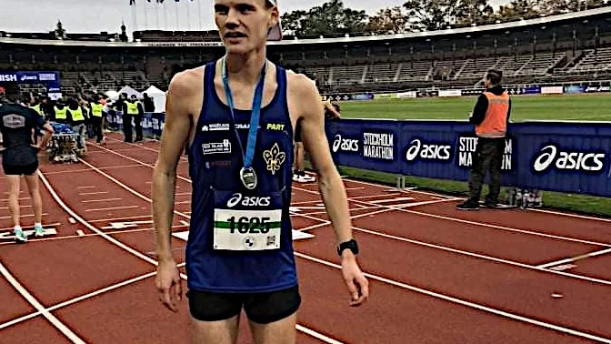Lukas Segersten, EAI, satte nytt personligt rekord.
