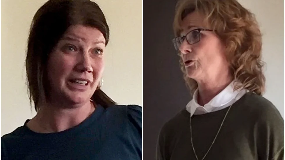 Ann-Catrin Gustafsson, anhörigkoordinator vid Piteå kommun och Marie-Louise Hedlund, livsstilsmottagningen vid Piteå hälsocentral, medverkade under dagen.