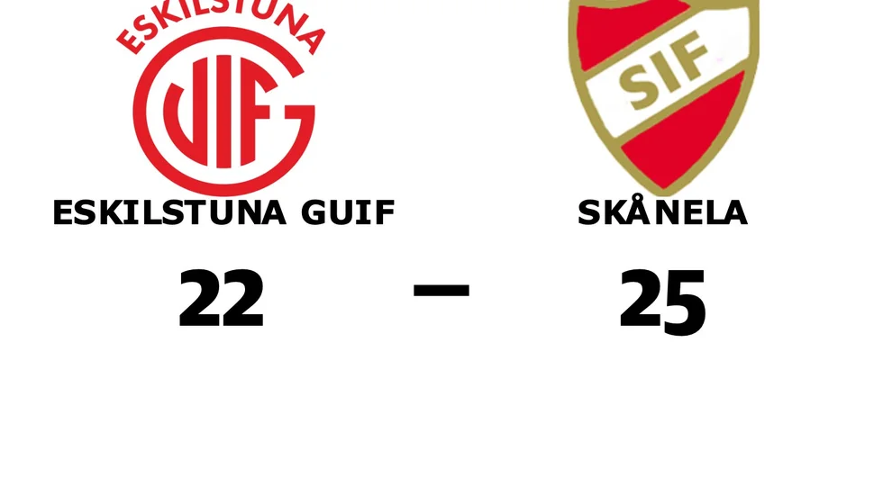 Eskilstuna Guif förlorade mot Skånela IF