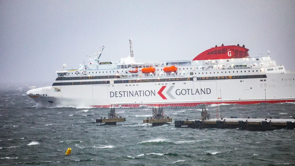 M/S Gotland avgick mot Oskarshamn som den skulle klockan 16:50. Även kvällsturen från Oskarshamn avgick enligt tidtabell. Men de två turerna till och från Nynäshamn ställdes in på torsdagen.