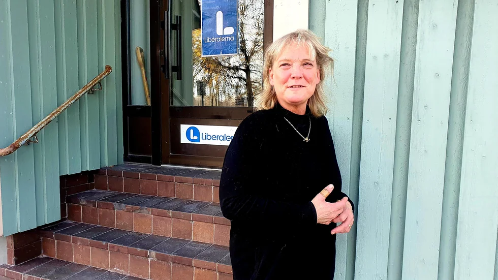 Från socialdemokratisk ledarskribent till riksdagskandidat för Liberalerna. "Steget är litet", säger Lotta Gröning.
