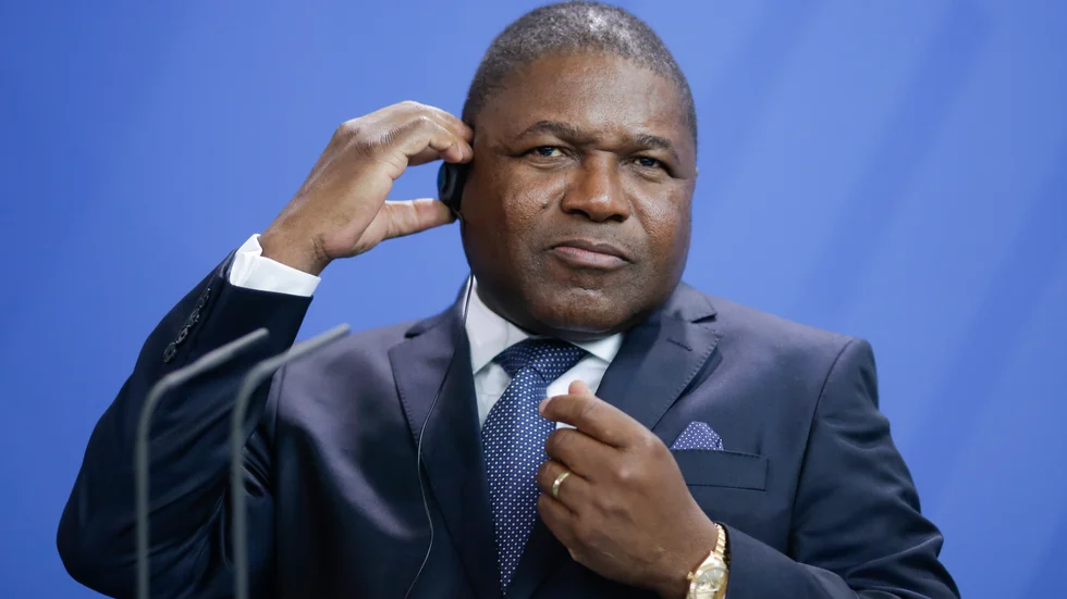 Moçambiques president Filipe Nyusi. Arkivbild.