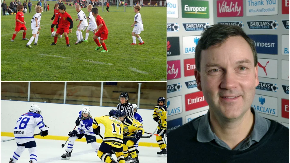 Fotboll och ishockey är två av de stora sektionerna i IFK Mariefred, konstaterar vice ordföranden Mats Hörnell.