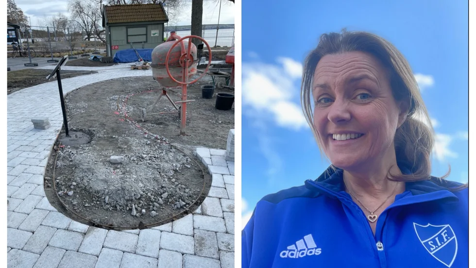 Catarina Sandin, från Sigtuna IF, berättar att de redan förra sommaren hade många besökare på sin gamla minigolfbana. Kring 1 juni öppnar de nu en splitter ny äventyrsgolfbana på samma plats.