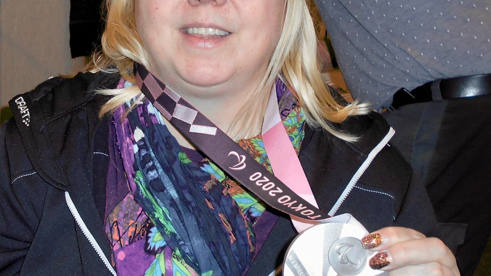 Ingela Lundbäck, flerfaldig medaljör i bordtennis i Paralympics.