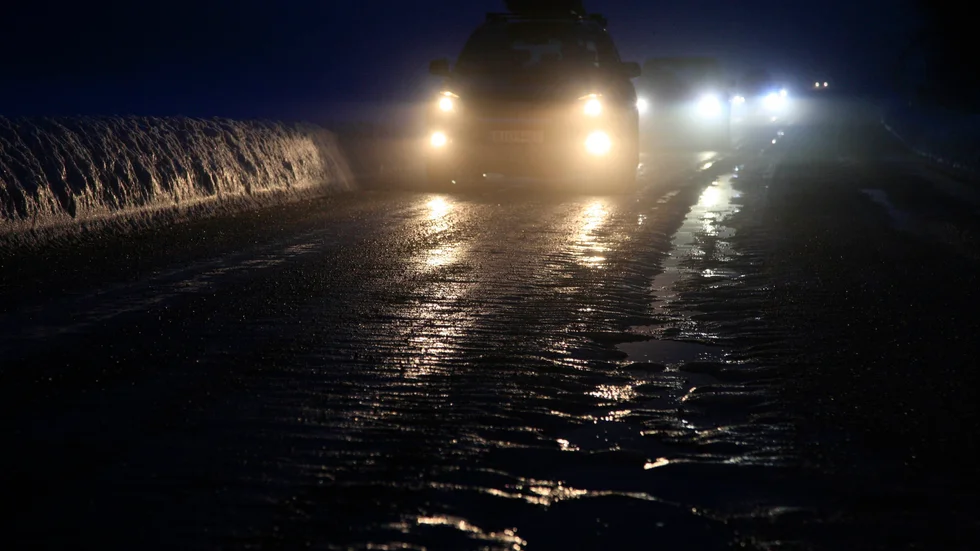 Trafikverket varnar för förrädisk halka. Arkivbild.