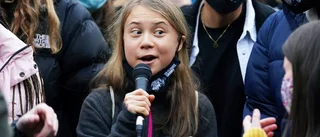 Thunberg krävde klimaträttvisa i Glasgow