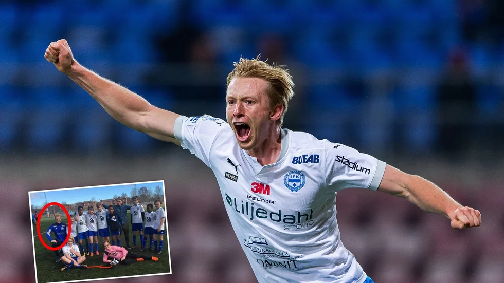 Francis De Vries gjorde målet som tog Värnamo till allsvenskan - men för några år sedan tränade han Gimos 05-lag. 