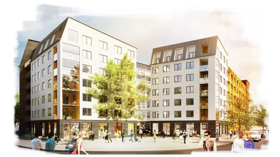 Kvarteret Vapenhuset ska ge 800 nya bostäder, ett torg och stadsmiljöer.