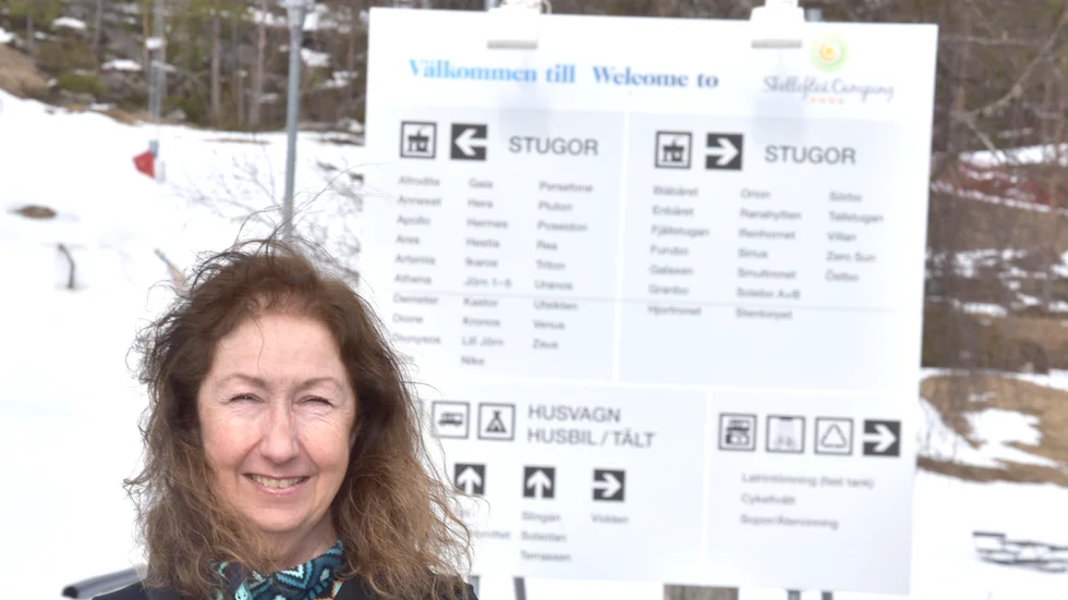 Marie Lindqvist Holmlund, chef för campingarna i Skellefteå och Byske, säger att de i år är bättre förberedda för vilka konsekvenser en till sommar påverkad av pandemin kan få och att de kommer att ha ”lite is i magen” framöver.