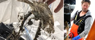 Yrkesfiskare får fiska skräp istället för torsk