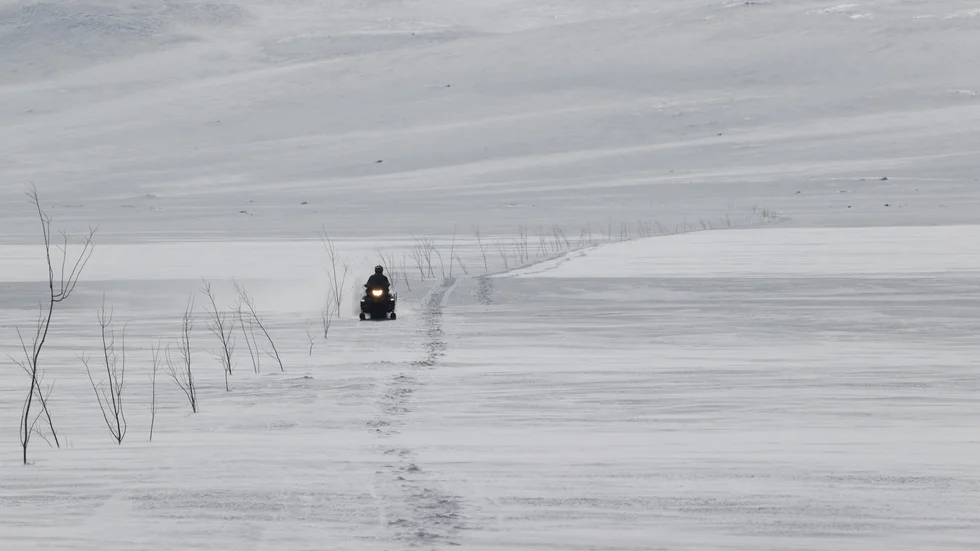 Flera allvarliga snöskoterolyckor har inträffat i påskhelgen. Arkivbild.