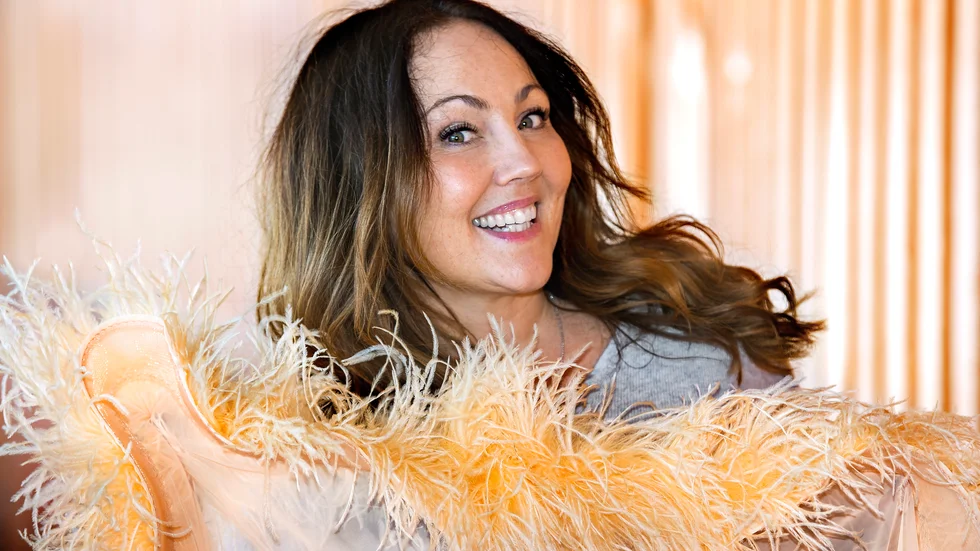 Hanna Hedlund dansar american smooth i veckans "Let's dance".