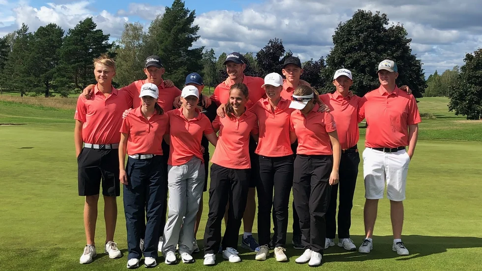 Norrköping Söderköping Golfklubbs lag i kvalet.