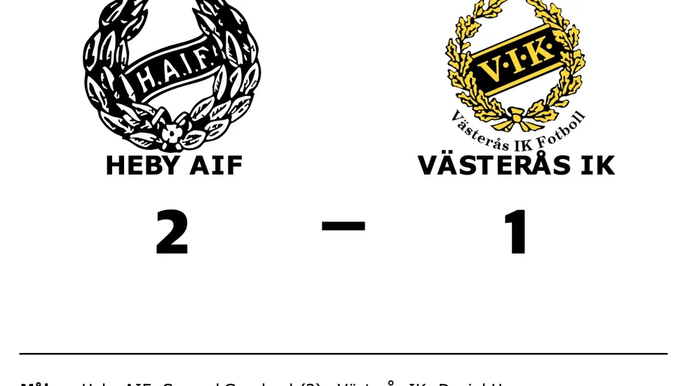 Heby AIF vann mot Västerås IK