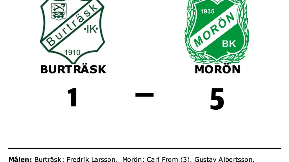 Burträsk IK förlorade mot Morön BK 2