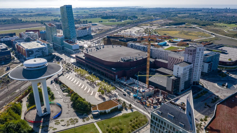 Malmö – en stad som växer snabbt. Arkivbild från stadsdelen Hyllie.