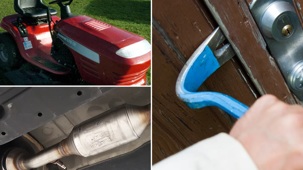 Polisen utreder flera stölder i Mariefred och Åkers styckebruk. Bilderna är tagna i andra sammanhang.