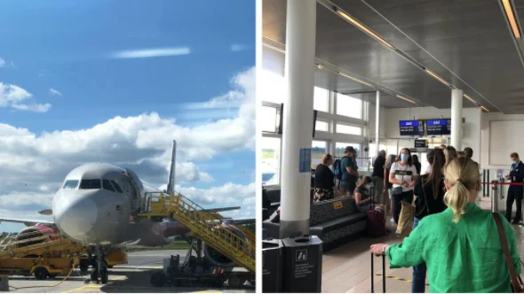 Umeå airport.