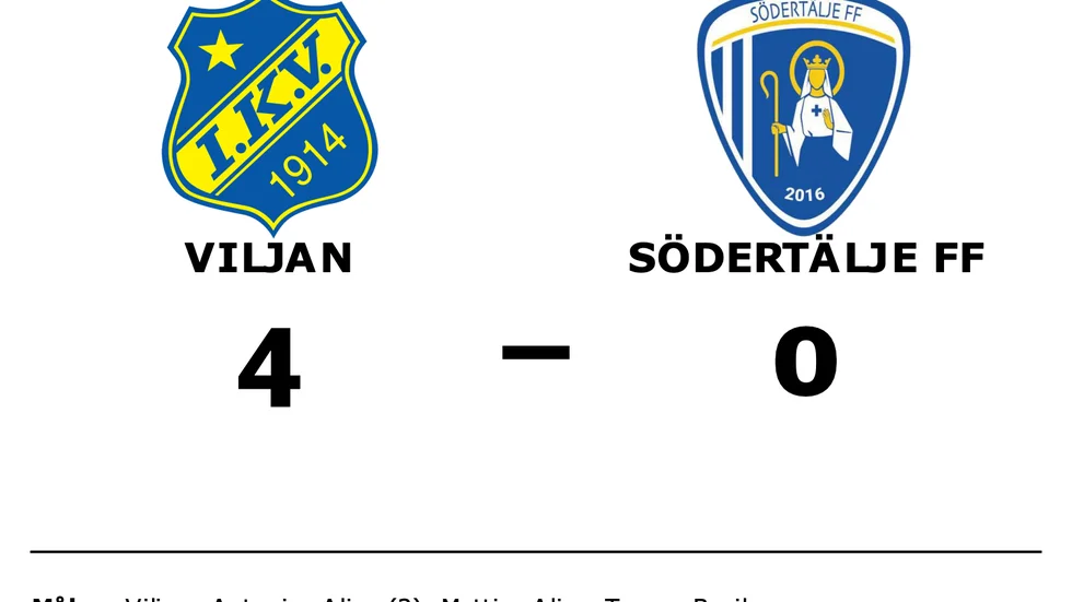 Viljan vann mot Södertälje FF