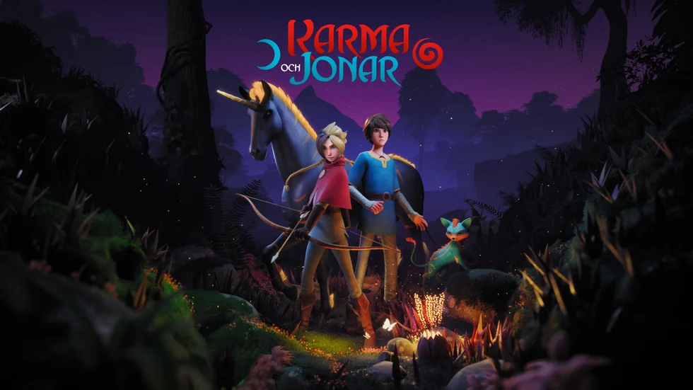"Karma och Jonar" blir animerad serie på Viaplay nästa år. Pressbild.