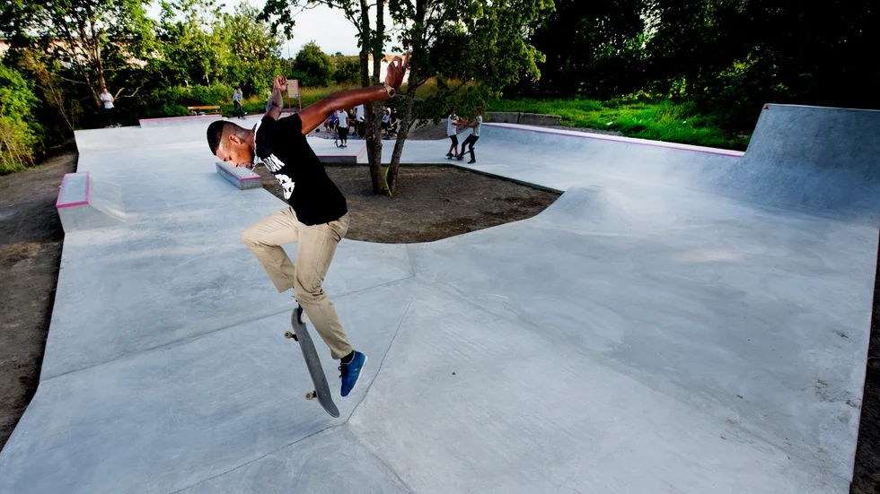 I Nyköpings finns sedan flera år tillbaka en skatepark nära Folkets park. Snart kan det byggas en i Oxelösund. Arkivfoto