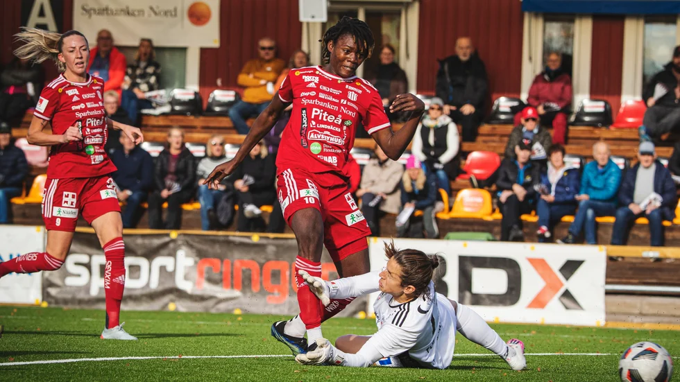 Piteås Anam Imo sätter ledningsmålet mot Vittsjö