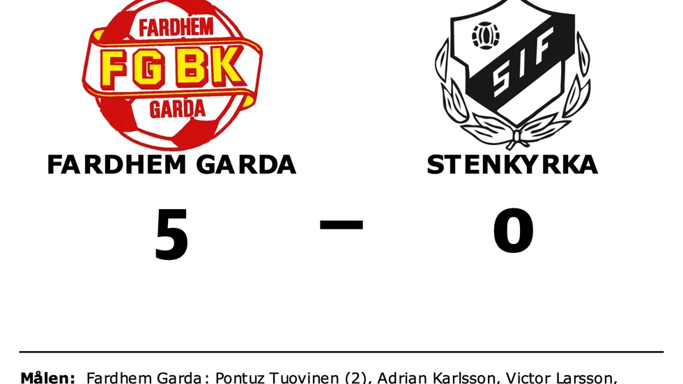 Fardhem Garda BK vann mot Stenkyrka IF