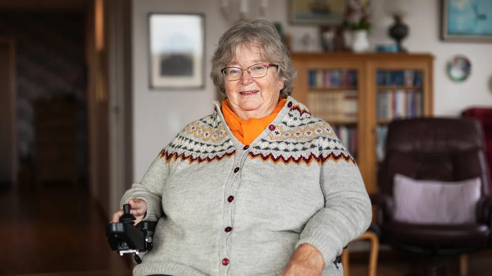 
"I mars i år var vi färdigvaccinerade och då hade vi kramkalas med barnbarnen. Det var jätteroligt", säger Karin Eriksson.