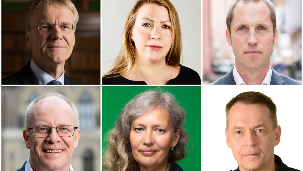 Göran Enander, Emilie Orring, Erik Pelling, Anders Hagfeldt, Maria Knutsson Wedel och Jan Håkansson uppmanar länets invånare att stanna hemma under valborgshelgen.