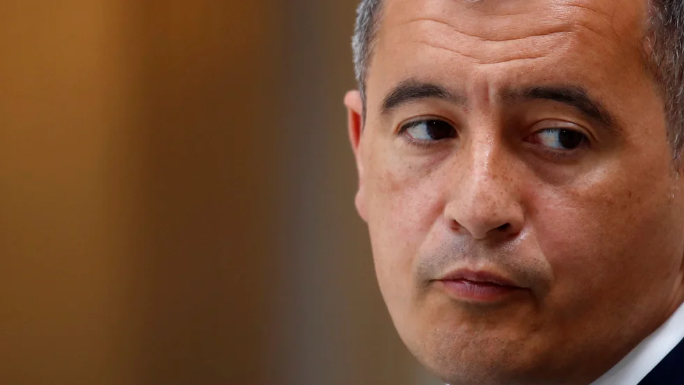 Frankrikes inrikesminister Gérald Darmanin. Arkivbild.