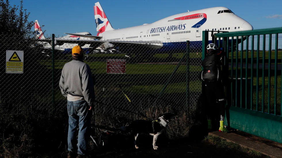 British Airways ägarbolag IAG redovisar röda siffror. Arkivbild.
