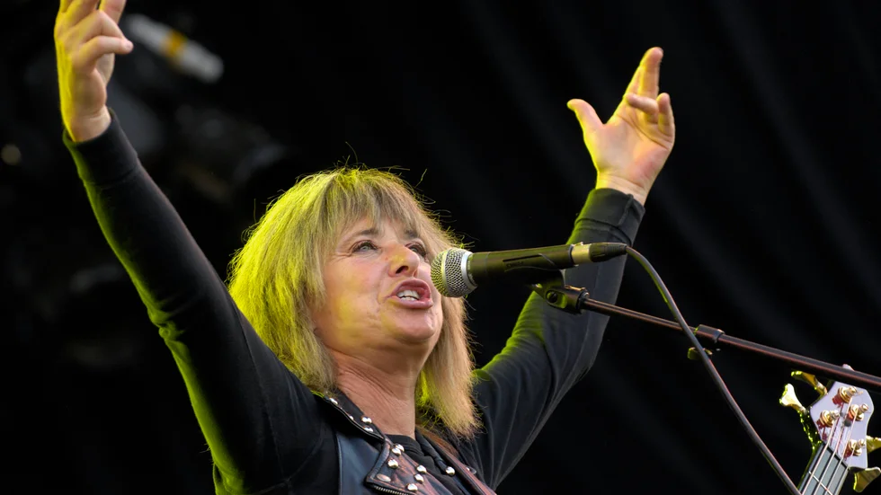 Suzi Quatro på Sweden Rock. Arkivbild.