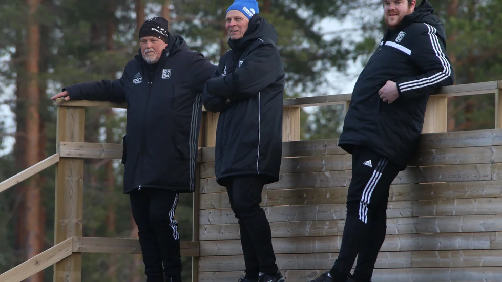 Storfors AIK: ledare Peter Berglund, Martti Tikkanen och Martin Gustafsson.