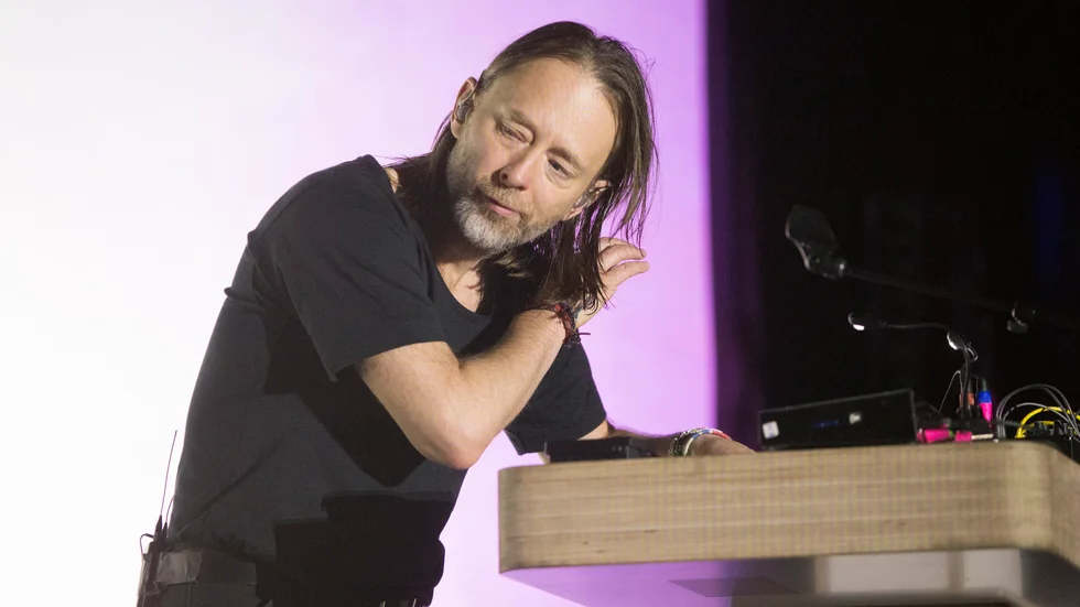 Thom Yorke från Radiohead är en av bandmedlemmarna i nya The Smile. Arkivbild.