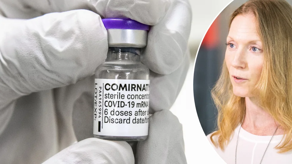 Vaccinsamordnare Christine Senter.